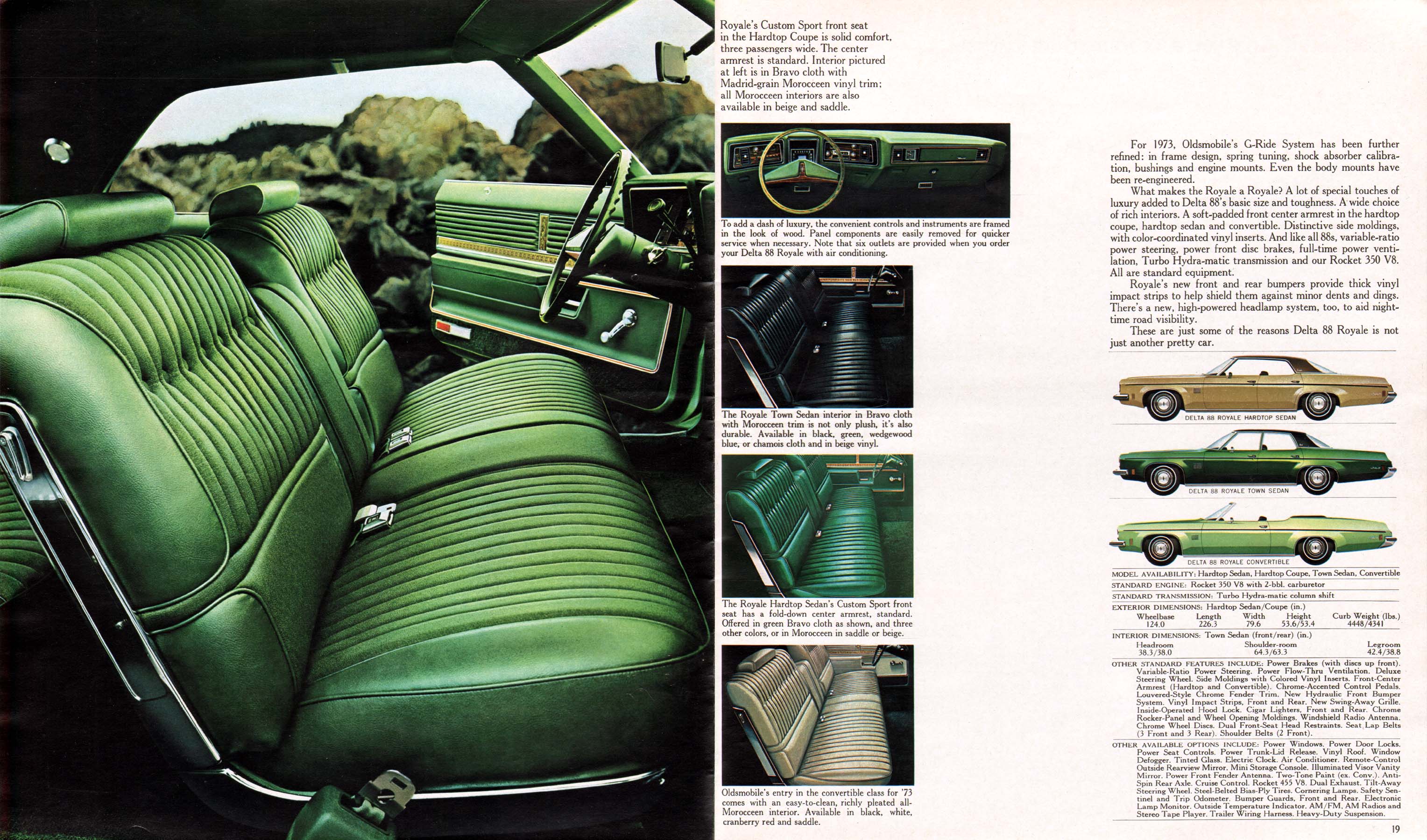 1973 Oldsmobile Full-Line Brochure Page 1